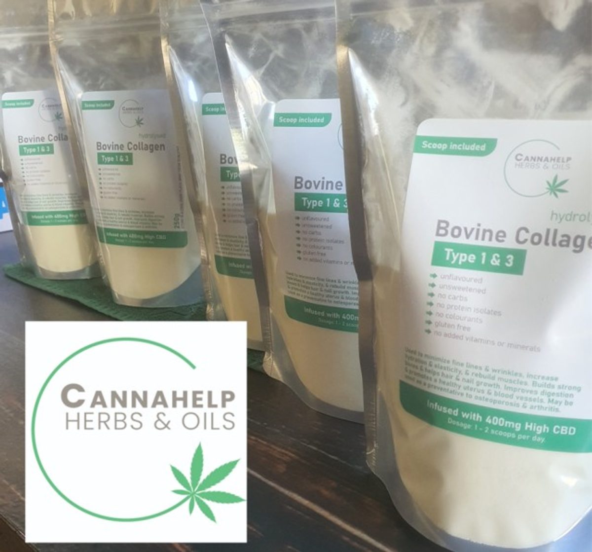 Bovine Collagen 400mg CBD